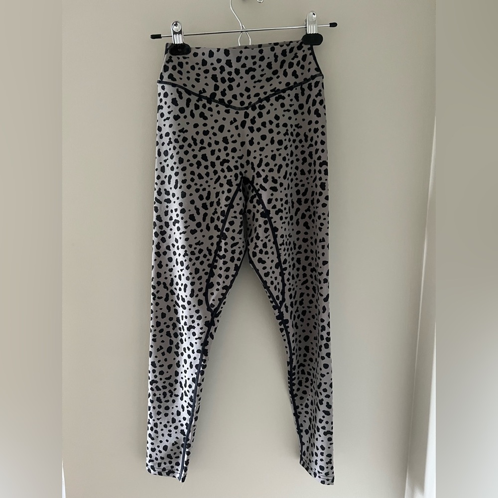 Balance athletic ascend pant in snow leopard print.